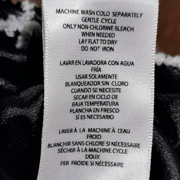 Tweed Moto Style Jacket Size L EUC #159 - Picture 8 of 9